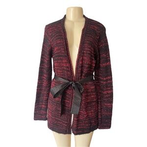NWOT Narciso Rodriguez for‎ Design Nation Marled Open Front Cardigan Sweater